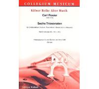 6 Trio SONATES bande 2 (N ° 7-9) : pour 2 flûtes à bec alto (VL/SI/traversfl) et BC Partition et voix (exposés)