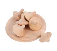 6 trottole: trottole in legno fatte a mano per bambini - Giocattoli fai da te