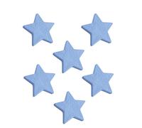 6 Un. POMOLI Maniglie Mobile Bambino piccolo Stella plastica cielo BLU per camera BEBÉ bambino 70x67X20mm