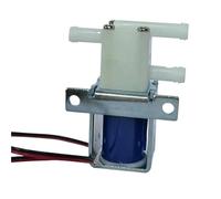 6 V 12 V 24 V 2 posizioni 3 vie Elettromagnetiche N/C NO Valvola di controllo del flusso d'acqua per il controllo di depuratori d'acqua e macchine da caffè (DC 12,0 V)