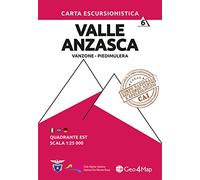 6 Valle Anzasca quadrante Est. Carta escursionistica 1:25.000. Ediz. multilingue. Vanzone, Piedimulera (Vol. 6)