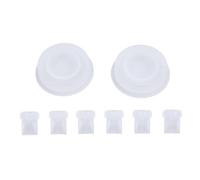 6 valvole a becco d'anatra e 2 membrane in silicone compatibili per accessori di ricambio per tiralatte V2 V1