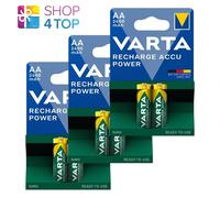 6 VARTA Aa Recharge Batteria Power Batterie Lr6 2400Mah Nimh Mignon 2Bl 1.2V New