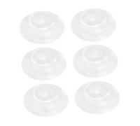 6 vassoi per uova, impilabili, per frigorifero, dispensa, organizzazione della cucina, facile manutenzione, bianco