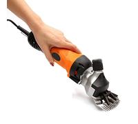 6 Velocità Tosatrice per Pecore, Clipper elettrici professionali da 320 W per capre, alpaca, lama, cappotto spesso e animali pesanti,Orange,220V