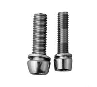 6 viti per stelo della bicicletta, M5, M6 x 20 mm, in acciaio anodizzato CNC, bulloni per sterzo, deragliatore, collare, reggisella, kit di parti per ciclismo su strada, mountain bike (6 x 20 mm)