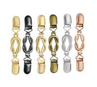 6 viti tradizionali per colletto da donna, accessori di abbigliamento, chiusure permanenti sottili per abiti multiuso sottili contro i morsetti cadenti