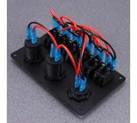 6 Way Combinazione Dell'interruttore Pannello Fendinebbia Controllo Dei Fari