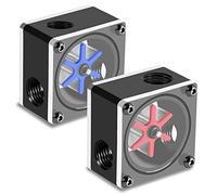 6 Ways Girante 3 Porte Indicatore del flussometro G1 / 4 Thread per PC di raffreddamento ad acqua