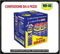 6 WD40 WD 40 MULTIFUNZIONE PROMO PACK PROFESSIONALE MULTIUSO WD 40