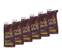 6 x 1 Litri Olio Motore Mannol 7715 SAE 5W-30 Api Sm Cf per Ford Volvo Opel