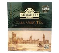 6 x 100 Bustine Tè Nero Earl Grigio Té Ahmad London senza Residui