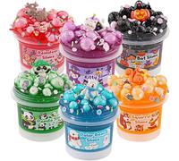 6 X 100 ML Crystal Slime Set di melma per bambini, giocattolo sensoriale, per feste di compleanno, Pasqua, per ragazze e ragazzi dai 6 ai 12 anni