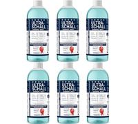 6 x 1000 ml detergente concentrato a ultrasuoni, liquido, per occhiali, orologi, gioielli, protesi dentarie ecc. in bagno ad ultrasuoni