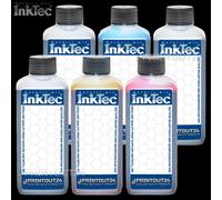 6 X 100ml Inktec Inchiostro per PGI-570BK CLI-571BK CLI-571Y CLI-571M CLI-571C