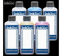 6 X 100ml Inktec Inchiostro Ricarica Canon per Igp 525 Cli 526 BK Y M C Cartucce