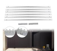 6 x 1M Rastrelliere per porte Barra dentata Telecomando Apri cancello scorrevole elettrico Guide in acciaio inossidabile