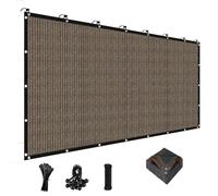 6 x 20 FTMesh Ombra Panno Rinforzato Ottone Occhielli da Giardino Ombra Net per Serra Patio Protezione Piante Blocco UV Uso Esterno Gazebo Copertura