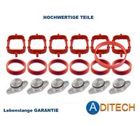 6 X 22 MM Lembo Vorticante Kit di Riparazione Swirl Lembi Guarnizioni per BMW