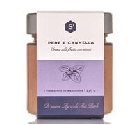 6 x 230 gr - Pear and cinnamon jam, (confettura di pere e cannella), made in Villacidro by Nuova Agricola San Paolo