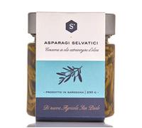 6 x 230 gr - Wild aparagus in extra virgin olive oil, made in Villacidro by Nuova Agricola San Paolo