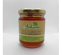 6 x 250 gr - Miele di Macchia Mediterranea Biologico - Miele Tipico Sardo - Vasetto da 250 gr - Arbarèe