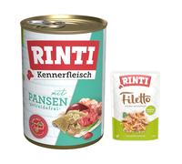6 x 400 g RINTI Kennerfleisch + 100 g Filetto Buste in Gelatina gratis! - Trippa