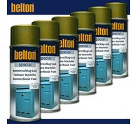 6 x 400 ML Kwasny Belton Speciale Hammerschlag-Lack Oro