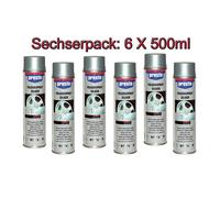 6 X 500 Ml Presto Felgenspray Argento Vernice Spray Per Auto