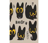 6"x 9" College Ruled Journal: A Durable Hardcover Book Containing a Black Cat on the Cover