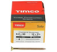 6 X 90mm Pozidriv Doppio Svasate Zyp Solo Truciolare & Viti Legno 100 Confezione