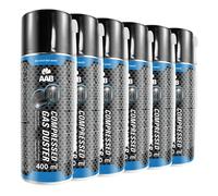6 x AABCOOLING SPRAY AD ARIA COMPRESSA 400 ML AIR DUSTER PULIZIA PURIFICATORE...