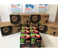 6 x Airwick Candela profumata Cannella e Mele Delizia Bicchiere Multicolore