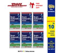 6 X ALCON TEARS NATURALE FREE 32 fiale 0,8 ml LUBRIFICANTE COLLIRIO SOLLIEVO