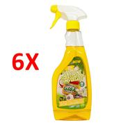 6 X Alga Bio Sapone Sgrassatore Universale Trigger 500 Ml Spray