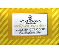 6 x ATKINSONS Saponetta Golden Cologne 125 GR