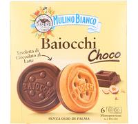 6 x baiocchi choco mulino bianco biscotti con tavoletta di cioccolato al latte