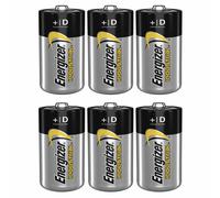 6 X Batterie D Energizer Industriali 1.5V LR20 MN1300 MONO EN95