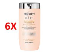 6 X Biopoint Body Care Bagnoschiuma Crema Addolcente 400 Ml