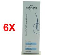 6 X Biopoint Personal Shampoo Capelli Con Forfora - Capelli Normali 200ml +peel
