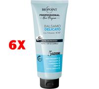 6 X Biopoint Professional Delicato Balsamo Ultra Morbidezza 5 Azioni Tutti I Ti
