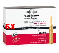 6 X Biopoint Professional Personal 10 Fiale Da 7 Ml Trattamento Anticaduta Rinf