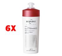 6 X Biopoint Styling Fluido Ravviva Ricci 200 Ml Anti Frizz