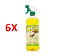 6 X Blix Multiuso Sgrassa Smacchia Igienizza A Basi Di Olio Di Cocco Trigger 85