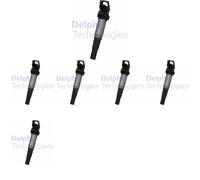 6 x Bobina d'accensione DELPHI per BMW, CITRON, DS, MINI, PEUGEOT 1 E81, 1
