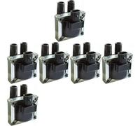 6 x Bobina d'accensione HELLA per ALFA ROMEO, FIAT, LANCIA 145, 146, 155, 33