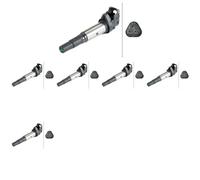6 x Bobina d'accensione HELLA per BMW, MINI 1 E81, 1 E82, 1 E87, 1 E88, 3 E46
