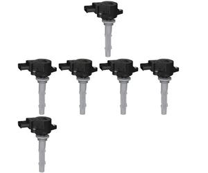 6 x Bobina d'accensione HELLA per MERCEDES-BENZ CLK (C209), CLK kabriolet