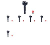 6 x Bobina d'accensione NGK per MERCEDES-BENZ CLK (C209), CLK kabriolet (A209)