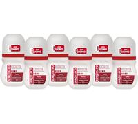 6 x Borotalco Uomo Roll On Asciutto Ambrato 50ml Talco Assoluto 72h Senza Alcool